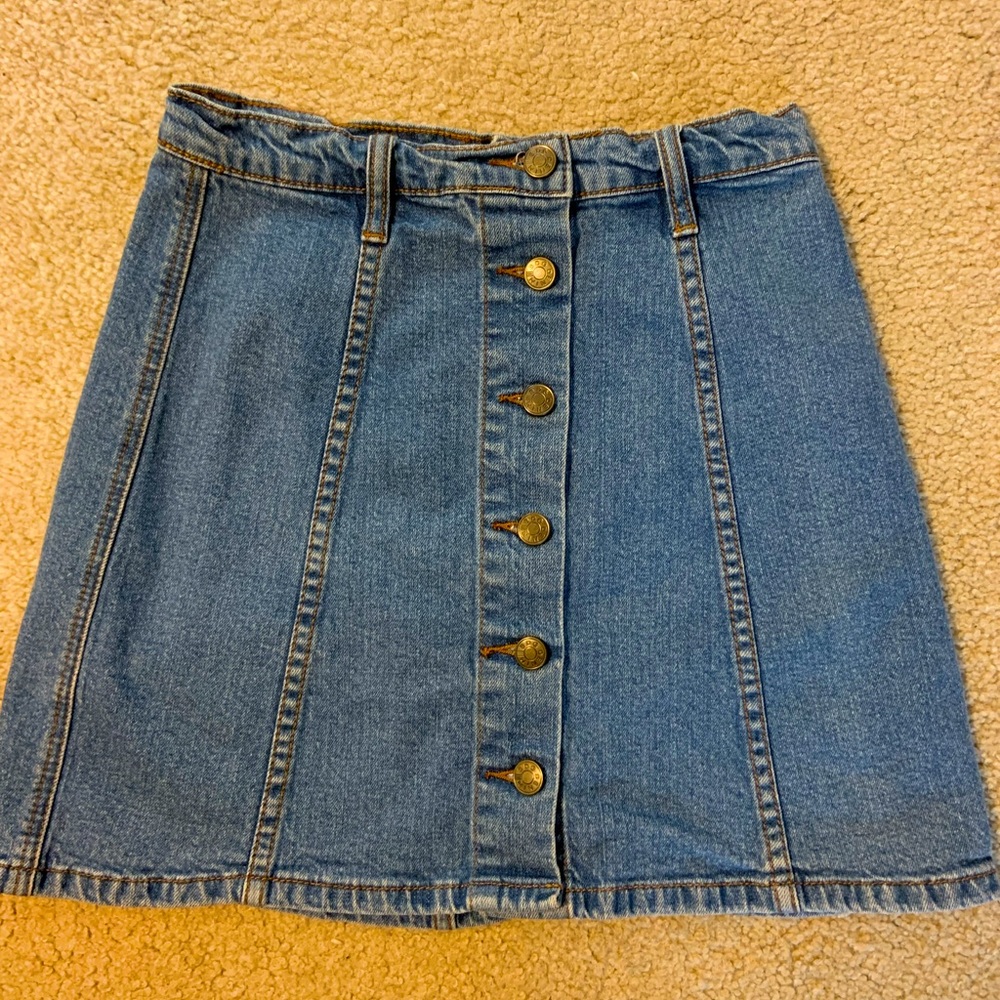 Urban Outfitters BDG Button Down Denim Skirt